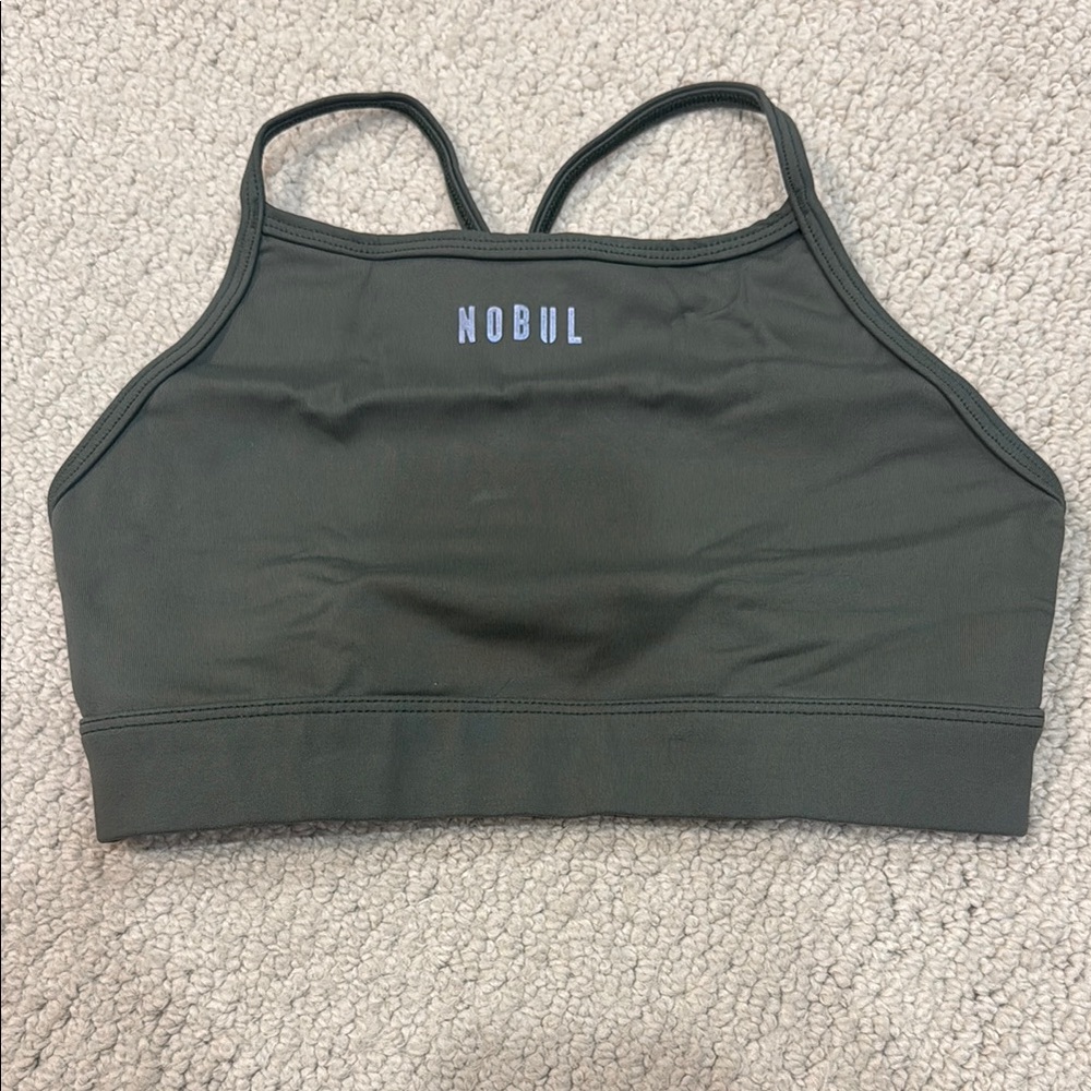 NOBULL Olive Green Athletic Bra